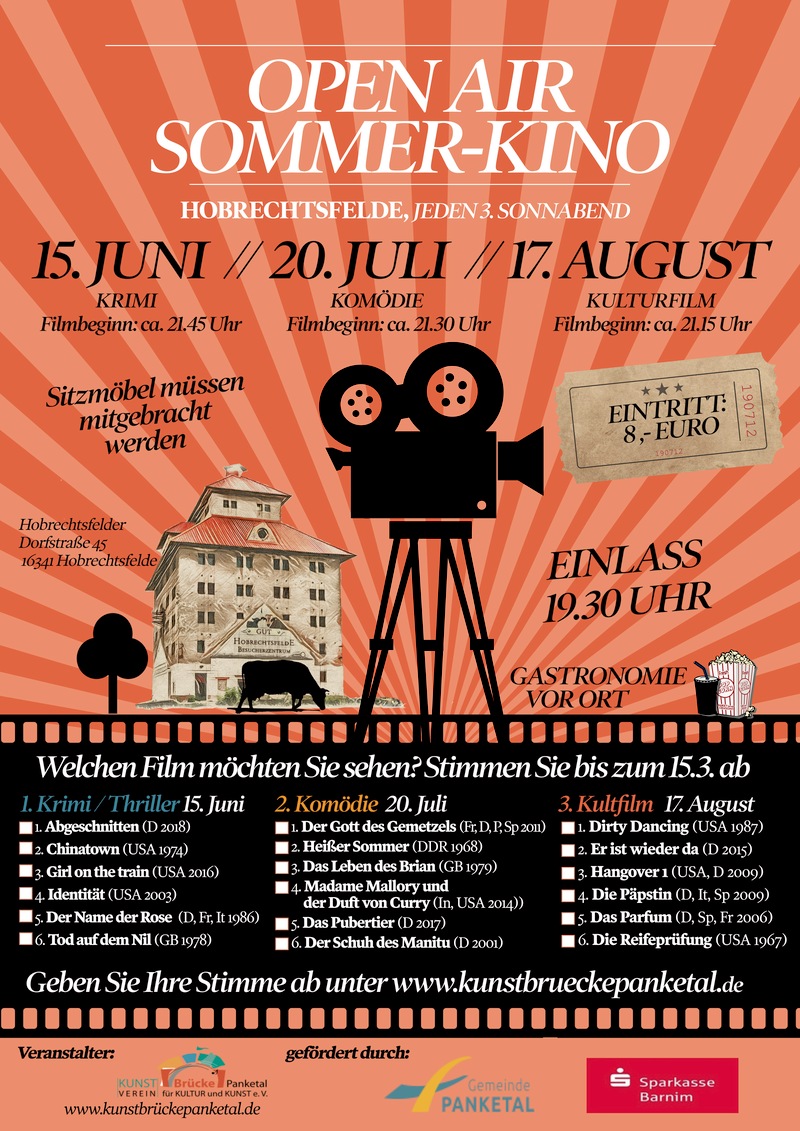 Filmvergnügen unter Sternenhimmel: Das Sommerkino kehrt zurück, Berlin-Buch